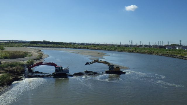 2023年度　広域河川改修及び県単河川改良合併工事(養老川掘削工その2)